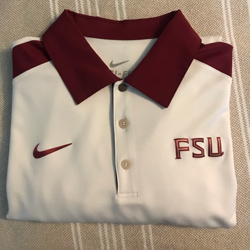 Men's Florida State University Dri-Fit Nike Polo